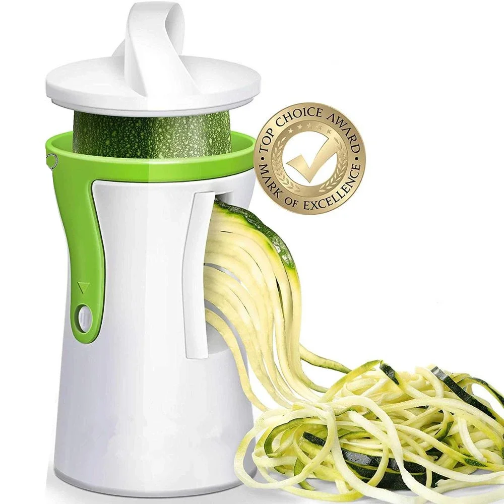 Spiralizer Vegetable Noodle - LMETJMA Heavy Duty Spiralizer เครื่องตัดผักผักเครื่องตัดเกลียวเครื่องตัด Zucchini
