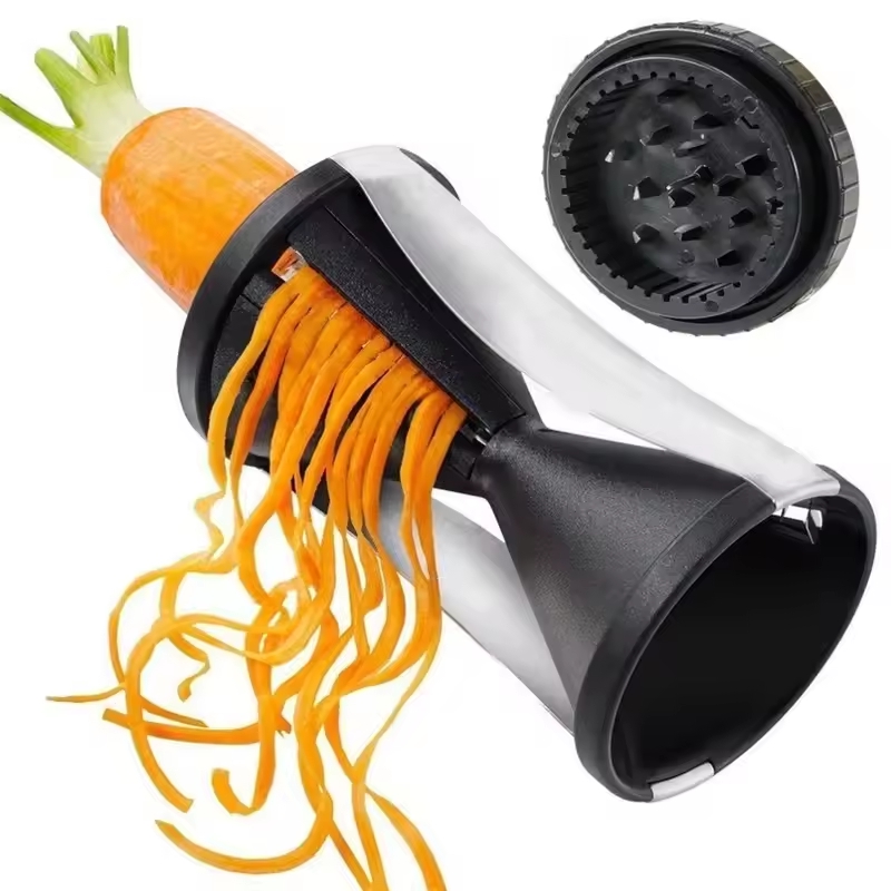 Spiralizer Vegetable Noodle - เครื่องหั่นผักแบบเกลียวอเนกประสงค์ เครื่องทำเส้นพาสต้าซูชินี เครื่องตัดเส้นสปาเก็ตตี้ อุปกรณ์ครัว