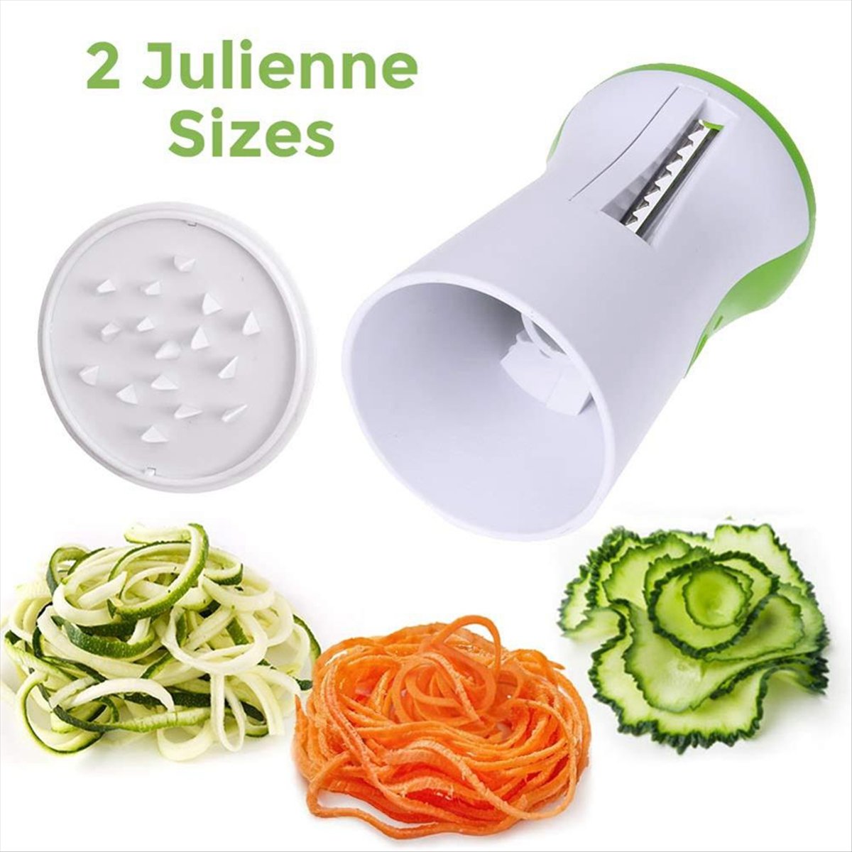 Spiralizer Vegetable Noodle - เครื่องหั่นผักแบบเกลียว KSOL Heavy Duty เครื่องตัดผักแบบเกลียว เครื่องทำพาสต้า
