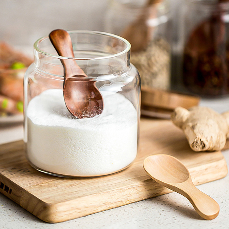 Kitchen Gadgets For Small Kitchens - 4 ชิ้นมินิช้อนไม้ครัวขนาดเล็กเครื่องเทศเครื่องปรุงอาหารช้อนชากาแฟตักสั้นไม้เด็กช้อน Gadgets ครัว
