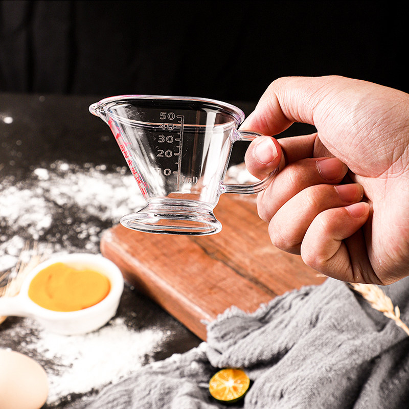 Kitchen Gadgets For Small Kitchens - ถ้วยตวงขนาดเล็กพร้อมถ้วยปรุงรสในครัวเรือนแบบมีมาตรวัดพร้อมด้ามจับ ถ้วยตวงขนาดเล็กโปร่งใสสำหรับทำขนม อุปกรณ์ครัว