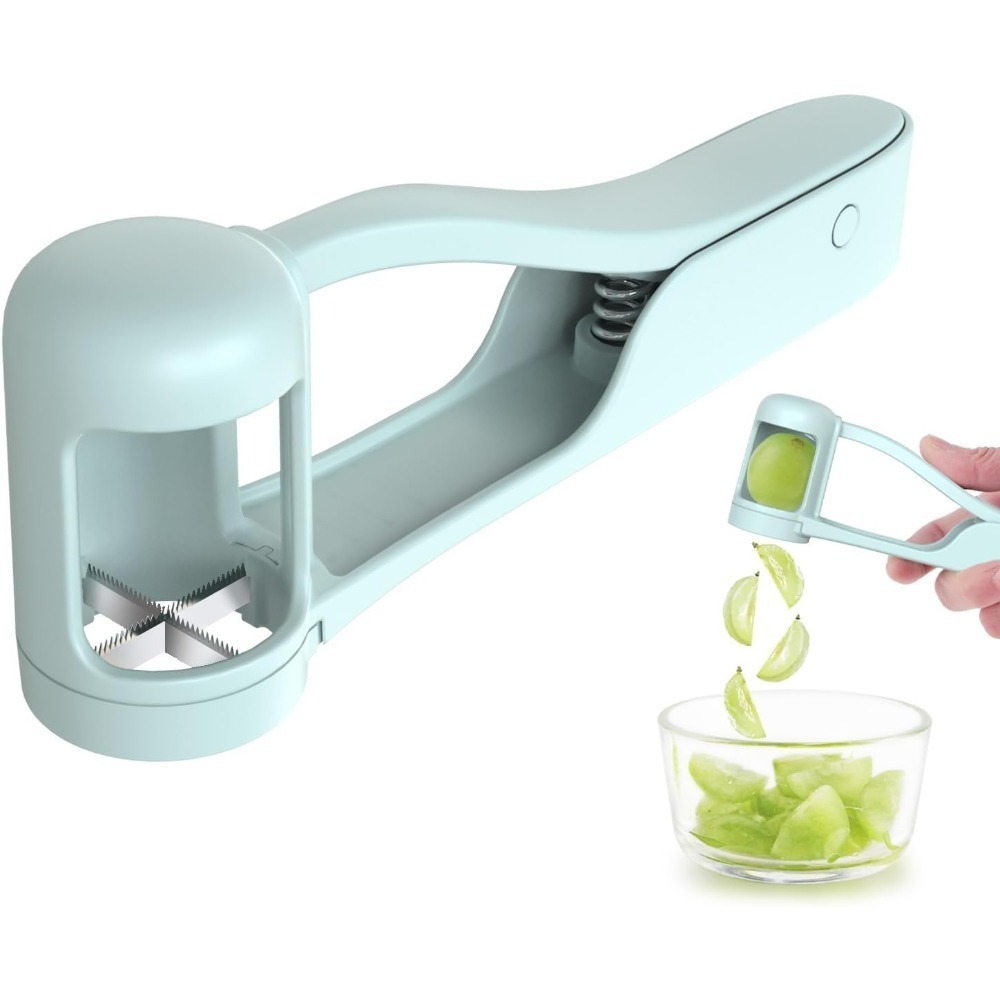 Kitchen Gadgets For Small Kitchens - ที่ตัดมะเขือเทศ องุ่น เชอร์รี่ อุปกรณ์แบ่งผลไม้สำหรับเด็กเล็ก ของใช้ในครัวขนาดเล็ก อุปกรณ์ตัดผลไม้