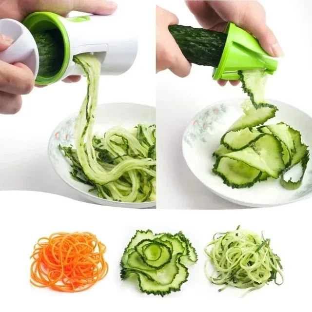Spiralizer Vegetable Noodle - LMETJMA Heavy Duty Spiralizer เครื่องตัดผักผักเครื่องตัดเกลียวเครื่องตัด Zucchini