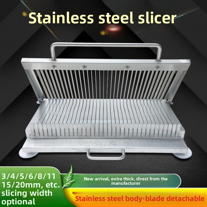 Kitchen Gadgets For Small Kitchens - เครื่องหั่นอาหารแบบกดมือสแตนเลสขนาดเล็ก - อเนกประสงค์สำหรับทำเหลียงปี้และวัตถุดิบอาหารทุกชนิด อุปกรณ์ครัว