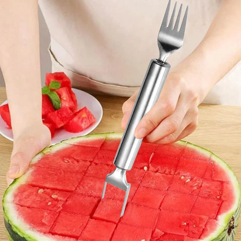 อเนกประสงค์แบบพกพา 2In1 เครื่อ - Watermelon Slicer Cutter บทวิจารณ์และราคา