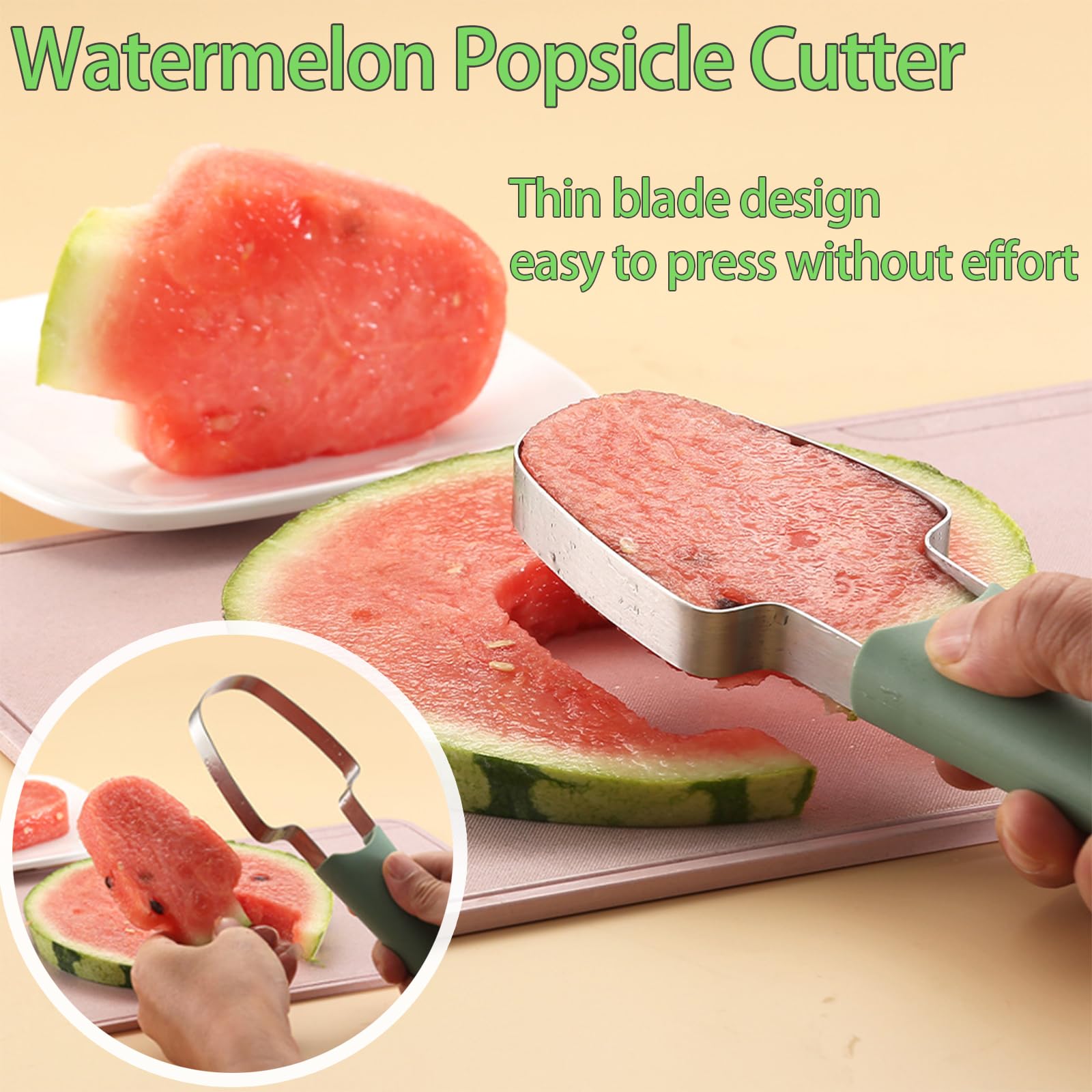 ชุดส้อมตัดแตงโม 3 in 1 พร้อมที - Watermelon Slicer Cutter บทวิจารณ์และราคา
