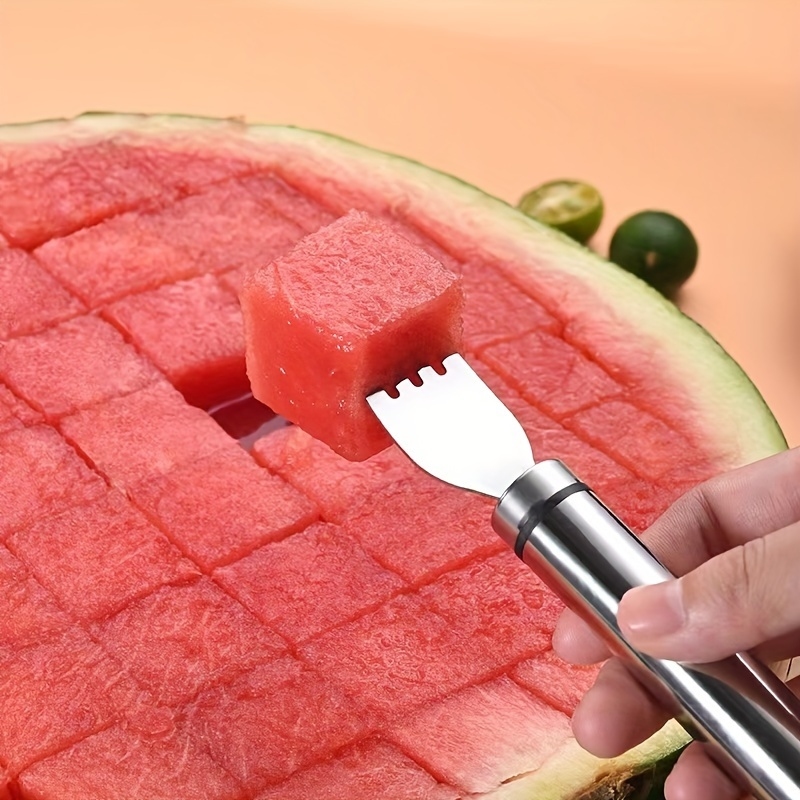 ที่ตัดแตงโมสแตนเลสแบบสองฟังก์ช - Watermelon Slicer Cutter บทวิจารณ์และราคา