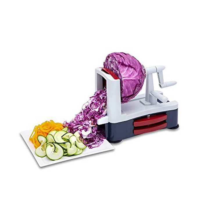 เครื่องหั่นผักแบบเกลียวสามใบมี - Spiralizer Vegetable Noodle บทวิจารณ์และราคา