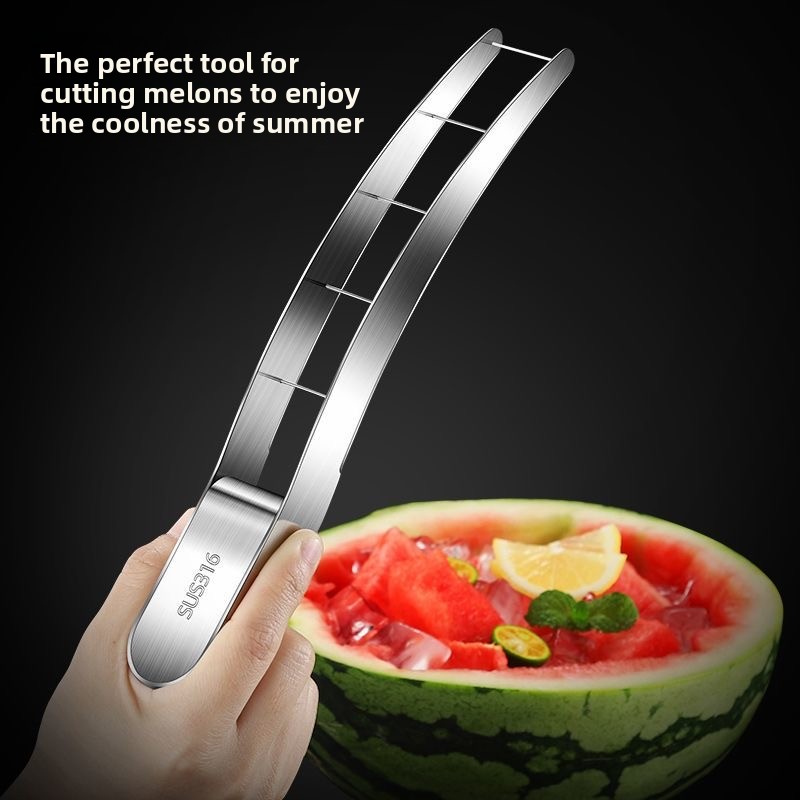 เครื่องมือตัดแตงโมแบบลูกเต๋าสำ - Watermelon Slicer Cutter บทวิจารณ์และราคา
