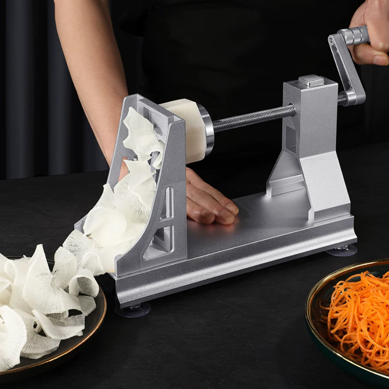 เครื่องทำเส้นผักโลหะ 3 ใบมีด ส - Spiralizer Vegetable Noodle บทวิจารณ์และราคา