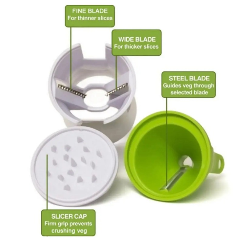 เครื่องทำเส้นผักแบบหมุน รุ่นใช - Spiralizer Vegetable Noodle บทวิจารณ์และราคา