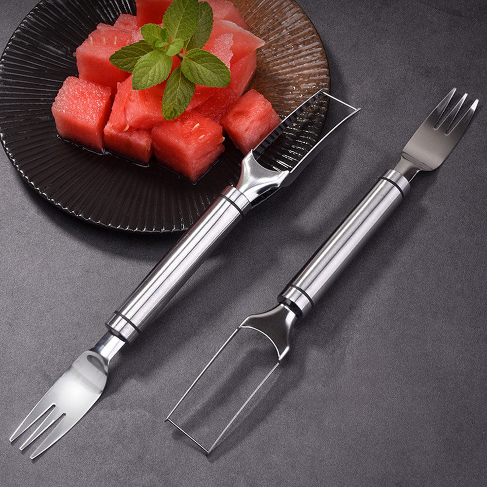 ที่ตัดแตงโมแบบ 2-in-1 ส้อมตัดแ - Watermelon Slicer Cutter บทวิจารณ์และราคา