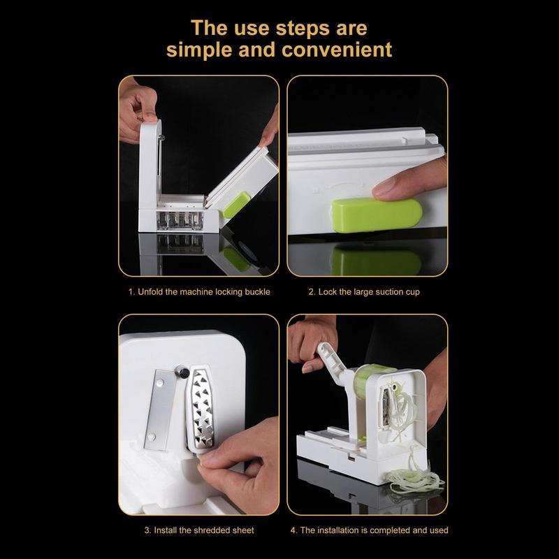 ที่ขูดผัก เครื่องหั่นมันฝรั่งแ - Spiralizer Vegetable Noodle บทวิจารณ์และราคา