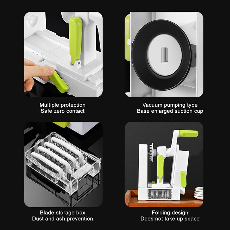 เครื่องขูดผักมันฝรั่งเครื่องขู - Spiralizer Vegetable Noodle บทวิจารณ์และราคา