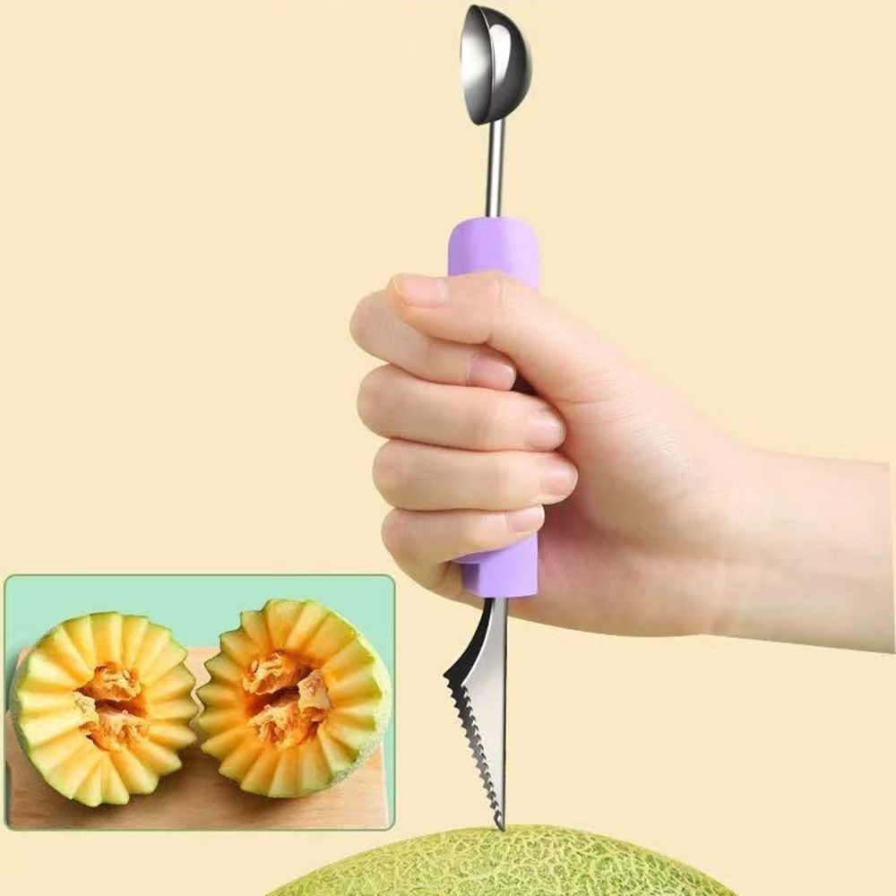 ที่ตักเมลอน 3 in 1 แบบสองหัว ส - Watermelon Slicer Cutter บทวิจารณ์และราคา