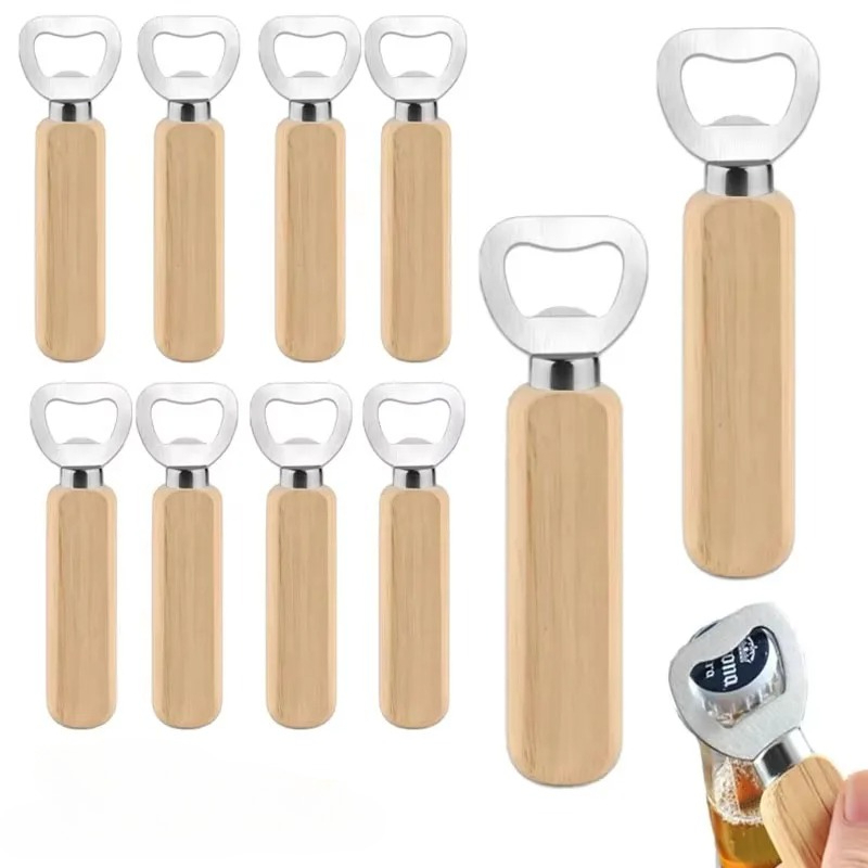 ที่เปิดขวดสแตนเลสแบบไม้ สำหรับ - Kitchen Gadgets Home Party บทวิจารณ์และราคา