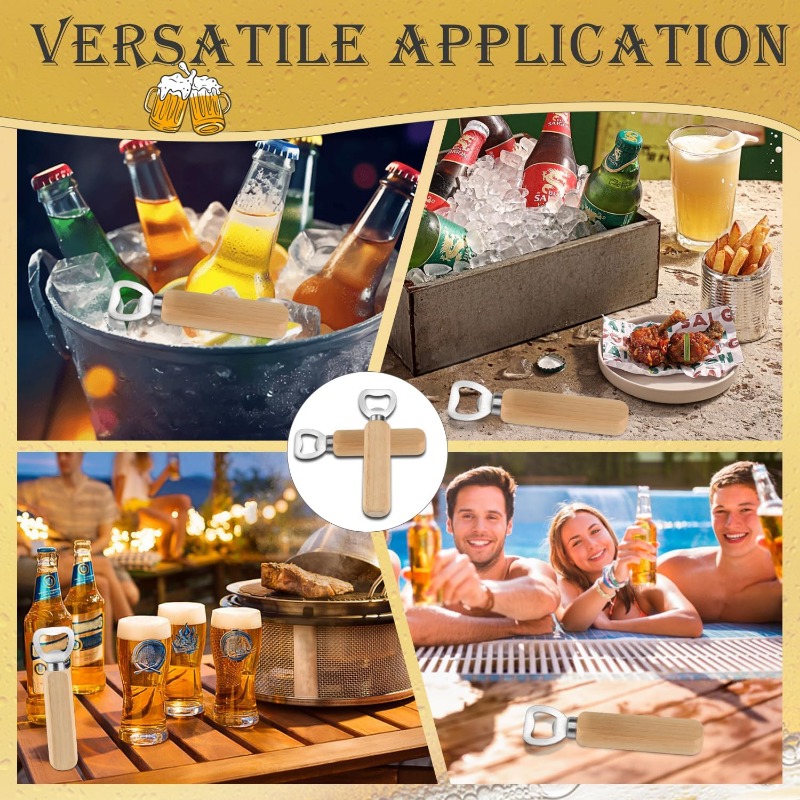 ที่เปิดขวดสแตนเลสแบบไม้ สำหรับ - Kitchen Gadgets Home Party บทวิจารณ์และราคา