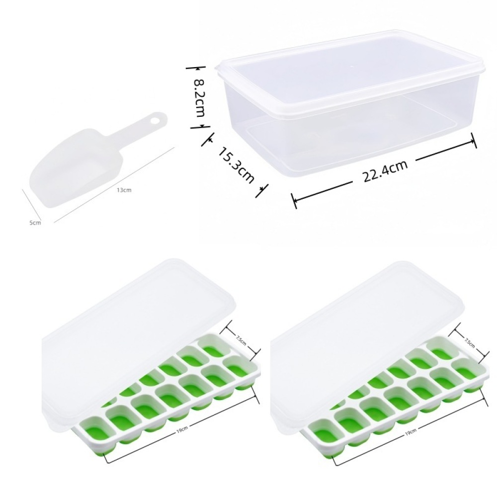 ถาดทำน้ำแข็ง 14 ช่องแบบถอดง่าย - Kitchen Gadgets Home Party บทวิจารณ์และราคา