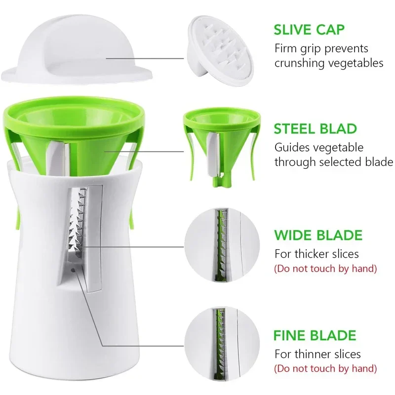 LMETJMA Heavy Duty Spiralizer  - Spiralizer Vegetable Noodle บทวิจารณ์และราคา