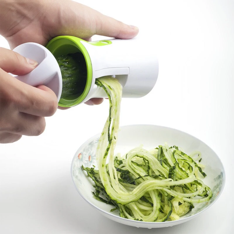 เครื่องหั่นผักแบบพกพาเครื่องตั - Spiralizer Vegetable Noodle บทวิจารณ์และราคา
